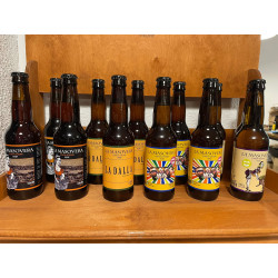 Setmana Santa - Pack 12 ampolles (3 de cada) - Cervesa artesana Cabalera, Truja Fera, Pubilla i La Dalla - La Masovera 33 cl