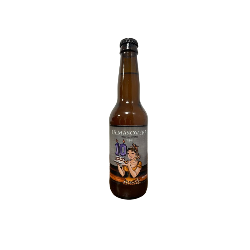 10è aniversari - Cervesa artesana Tripel Belga DDH - La Masovera 33 cl