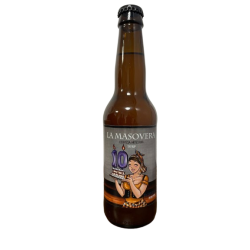 10è aniversari - Cervesa artesana Tripel Belga DDH - La Masovera 33 cl